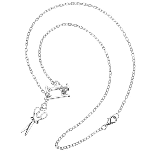 CONGARTENO Vintage Schere Halskette aus Legierung Kreatives Schmuckstück für Nähliebhaber Modischer Anhänger für Frauen als zu Geburtstag Hochzeit und Festival von CONGARTENO