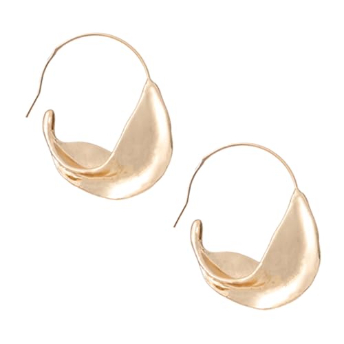 CONGARTENO Vintage Statement Ohrringe Damen Unregelmäßige Geometrische Creolen Dangle Ohrhänger für Mädchen Einzigartiges Design Eleganter Schmuck für Party und Alltag von CONGARTENO