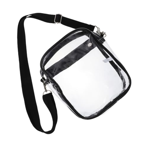 CONGARTENO Wasserdichte PVC Umhängetasche Transparent Leichtgewichtige Freizeit Tasche Stadiongeprüft Multifunktionale Geldbörse für Alltag Reise Shopping von CONGARTENO