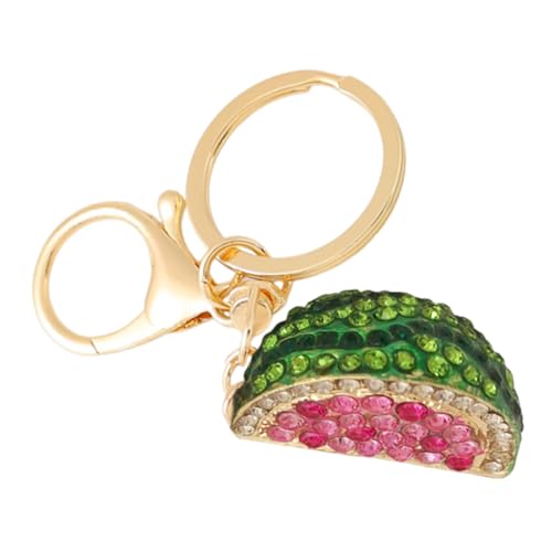 CONGARTENO Wassermelonen Schlüsselanhänger Mini Dekorative Frucht Schlüsselbund Charm Robustes Material Praktisch Und Verspielt Für Alltag Und Taschen Als Für Persönliche Akzente von CONGARTENO