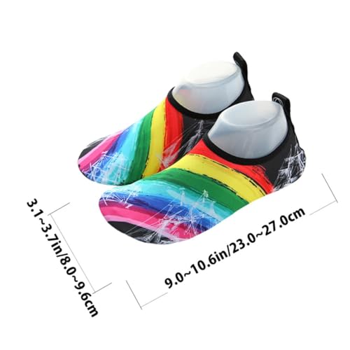 CONGARTENO Wasserschuhe Unisex Atmungsaktiv Leicht Elastisch Schnelltrocknend rutschfest Für Strand Surfen Tauchen Segeln von CONGARTENO