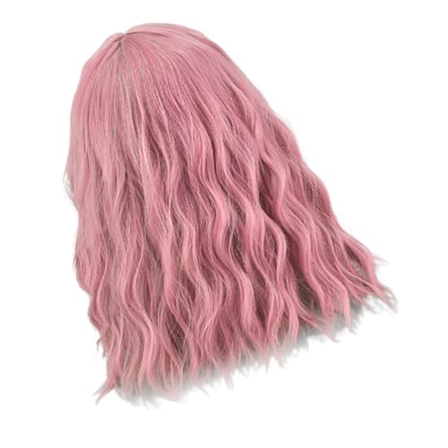CONGARTENO Wave Perücke Locken Kurze Cosplay Perücke Mit Stirnband Modische Damen-frisur Für Festivals Und Partys Leicht Tragbar Einstellbare Stilvolles Haaraccessoire Für Besonderen von CONGARTENO