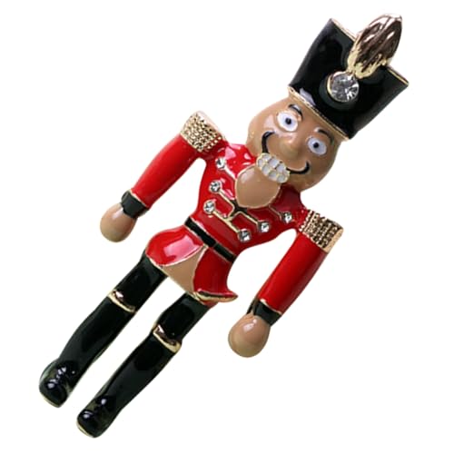 CONGARTENO Weihnachtliche Brosche Damen Anstecker mit Feiner Verarbeitung und Lebendigem Design Stilvolle Kleidung Dekoration für Festtage und Alltagsmode von CONGARTENO