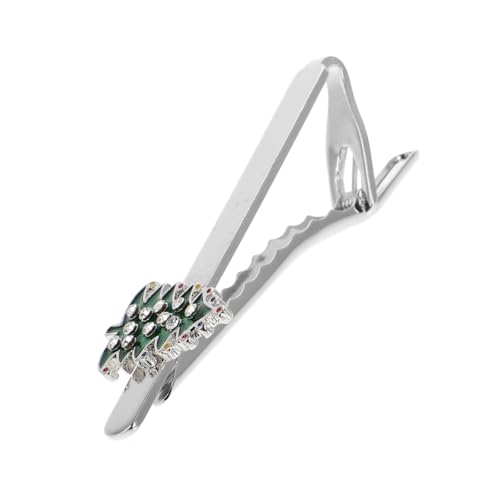 CONGARTENO Weihnachtliche Krawattenklammer Weihnachtsbaum Design aus Langlebiger Legierung Festliche Krawattennadel für Herren Business Anlässe und Feierlichkeiten Einfache Anbringung von CONGARTENO