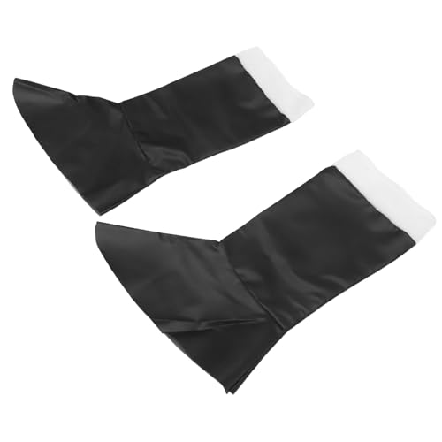 CONGARTENO Weihnachtsmann Stiefelüberzug aus Weichem PU Bequemer Weihnachtsstiefelüberzug für Santa Kostüm Passende Weihnachtsdeko für Festliche Cosplay Partys Stil Zufällig von CONGARTENO