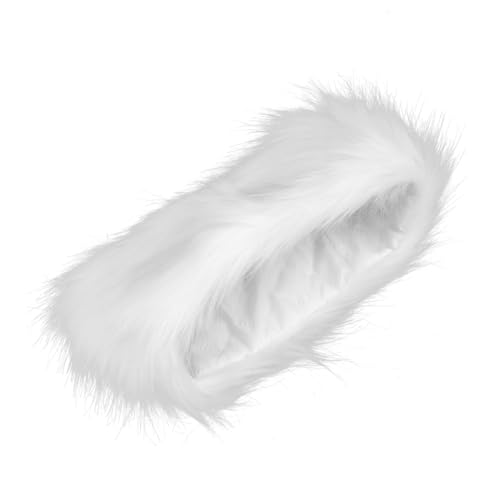 CONGARTENO Weißes Kunstfell Headband Damen Winter Kopfbedeckung Warm Komfortables Stirnband für Mädchen von CONGARTENO