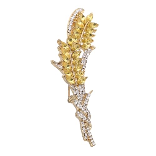 CONGARTENO Weizenähren Brosche Damenmodisch Einzigartiges Design Vielseitige Kleidung Anstecknadel für Schal Mantel Hochzeit Accessoire von CONGARTENO