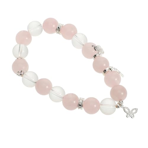 CONGARTENO Butterfly Beads Armband Für Frauen Verstellbares Handgelenkarmband Mit Charmanten Glasperlen Für Freizeit Und Büroanlässe Flexibles Design von CONGARTENO
