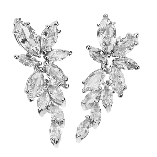 CONGARTENO Anhänger Tropfen Ohrringe Damen Schmuck Ohrschmuck Ohrhänger Ohrringen Strass Ohrringe Für Hochzeit Party Fotos Bankett Anlässe von CONGARTENO