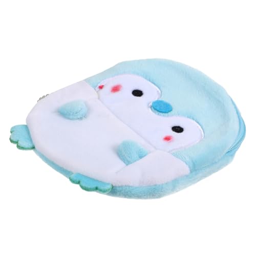 CONGARTENO Pinguin-plüsch-geldbörse Süße Münztasche Kleine Portemonnaie Tragbare Geldbörse Pp-baumwollmaterial Robust Und Praktisch Ausreichend Stauraum Für Münzen Schlüssel Und Lippenstift von CONGARTENO