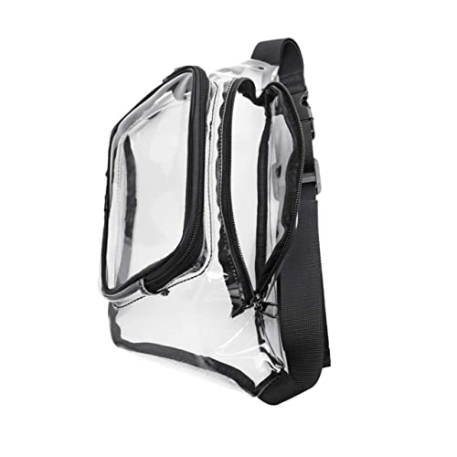 CONGARTENO wasserdichte Outdoor Gürteltasche Für Männer Und Frauen Transparent Mit Reißverschluss Multifunktions Sportzubehör Für Radfahren Und Training von CONGARTENO