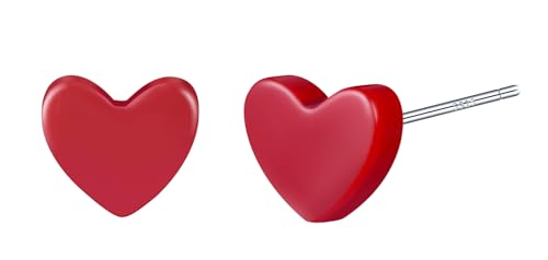 CONILOK Rotes Herz Ohrringe Silber 925 Stecker Mini Ohrstecker Ohrhänger Damen Schmuck Ohrring Kleine Geschenke für Frauen Mädchen Beste Freundin Mutter Geburtstag Hochzeit Weihnachtstag Valentinstag CONILOK Rotes Herz Ohrringe Silber 925 Stecker Mini Ohrstecker Ohrhänger Damen Schmuck Ohrring Kleine Geschenke für Frauen Mädchen Beste Freundin Mutter Geburtstag Hochzeit Weihnachtstag Valentinstag von CONILOK