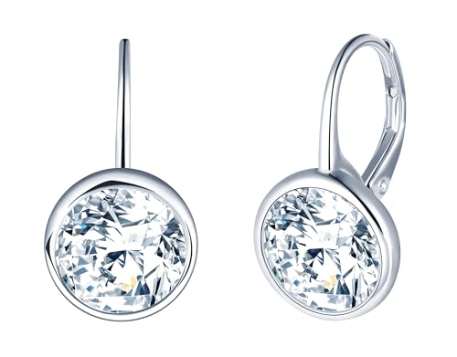 CONILOK Zirkon Ohrringe Silber 925 Creolen Ohrhänger Silber 10MM Damen Schmuck Ohrring Kleine Geschenke für Frauen Freundin Mama Geburtstag Weihnachtstag Valentinstag Muttertag CONILOK Zirkon Ohrringe Silber 925 Creolen Ohrhänger Silber 10MM Damen Schmuck Ohrring Kleine Geschenke für Frauen Freundin Mama Geburtstag Weihnachtstag Valentinstag Muttertag von CONILOK