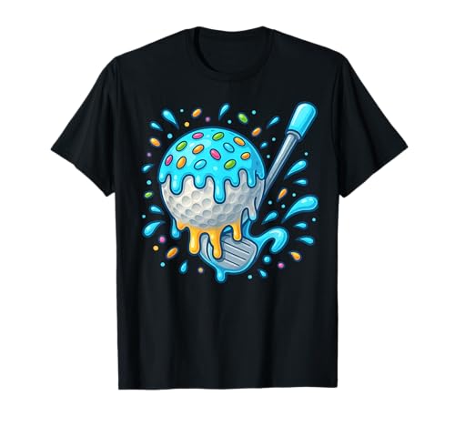 Golf Drip Team für Jungen Ice Cream Cool T-Shirt von CONLEE