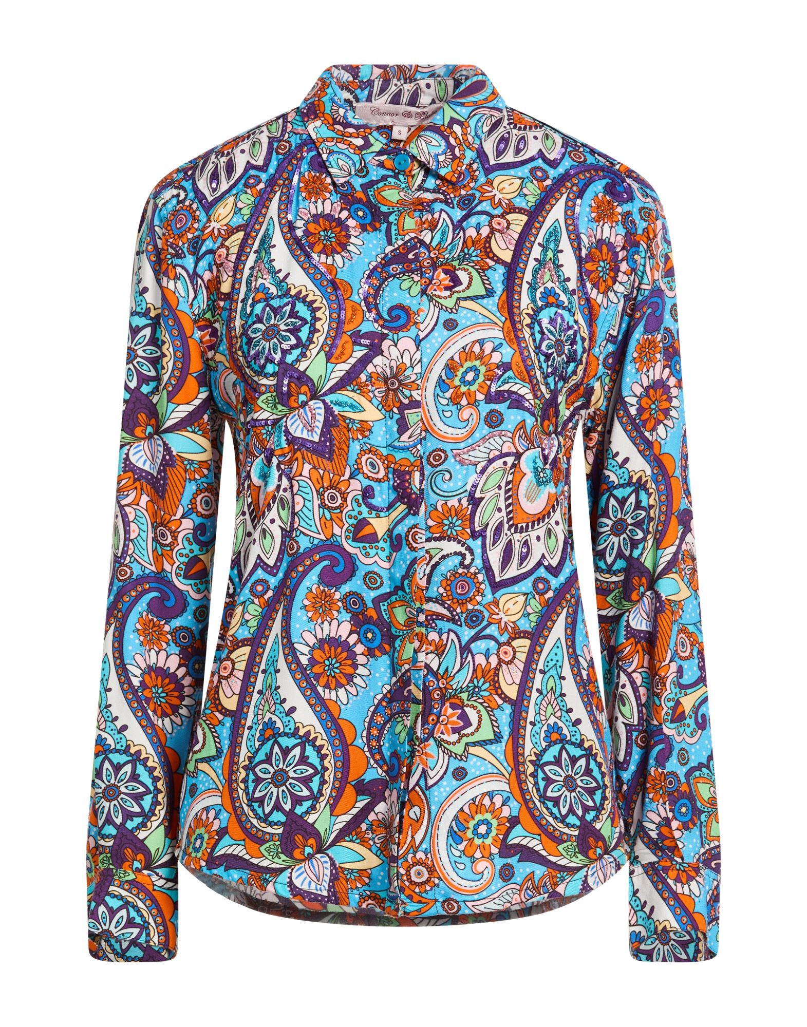 CONNOR & BLAKE Hemd Damen Azurblau von CONNOR & BLAKE