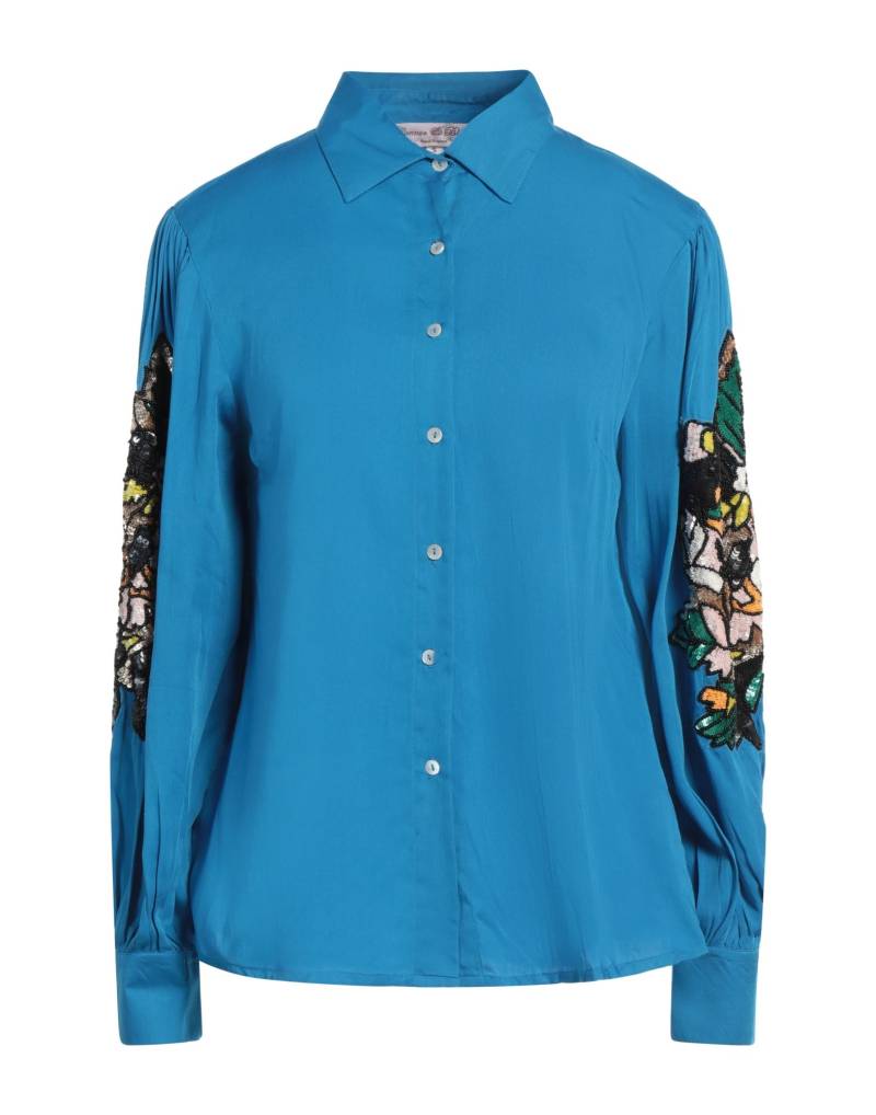 CONNOR & BLAKE Hemd Damen Azurblau von CONNOR & BLAKE