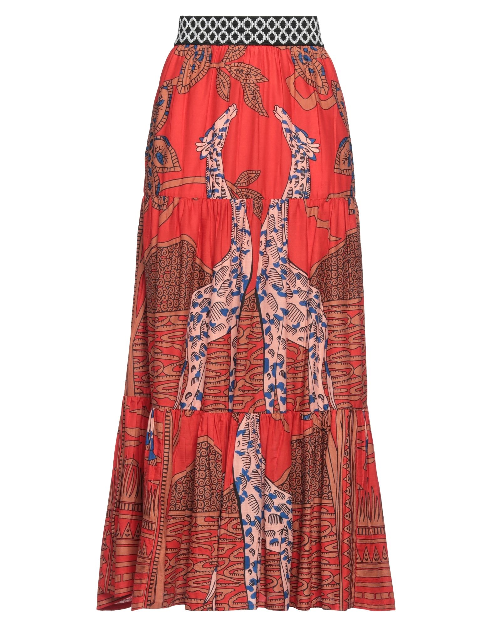 CONNOR & BLAKE Maxi-rock Damen Tomatenrot von CONNOR & BLAKE