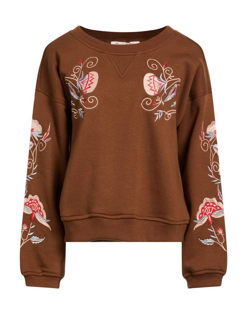 CONNOR & BLAKE Sweatshirt Damen Braun von CONNOR & BLAKE
