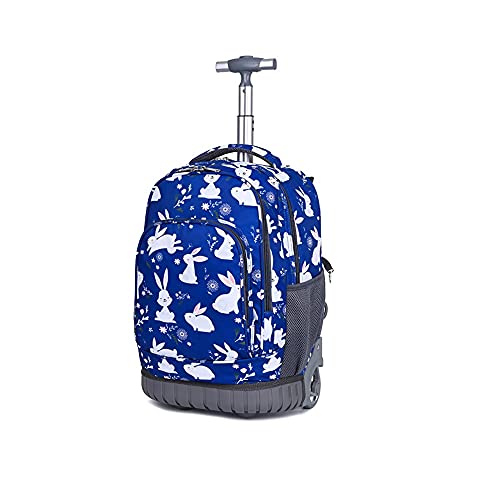 CONPHERON Trolley Rucksack mit Rollen Rolling Schultasche für Mädchen Jungen Schüler Kindergepäck Reisegepäck Trolley Reisekoffer von CONPHERON