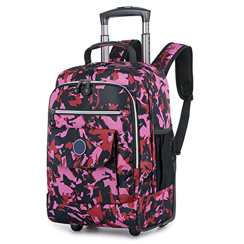 CONSIELI Trolley Rucksack mit Rollen Kinder Schulranzen Rucksäcke Multifunktionaler Schultrolley Schultaschen für Im Freien Reisen von CONSIELI