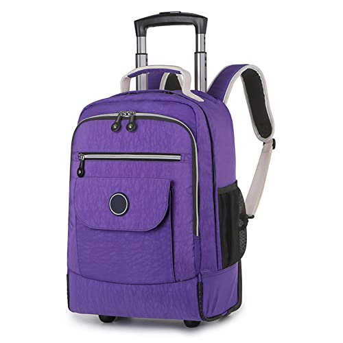 CONSIELI Trolley Rucksack mit Rollen Kinder Schulranzen Rucksäcke Multifunktionaler Schultrolley Schultaschen für Im Freien Reisen von CONSIELI