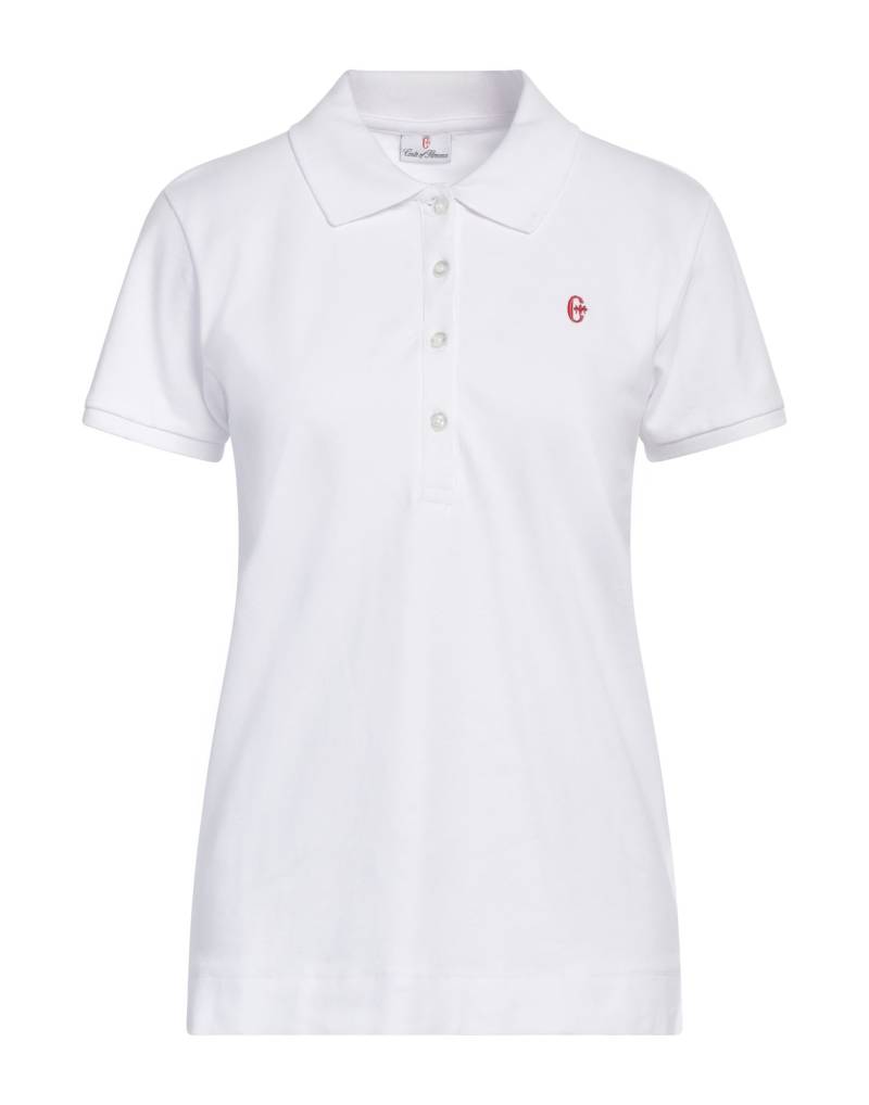 CONTE OF FLORENCE Poloshirt Damen Weiß von CONTE OF FLORENCE