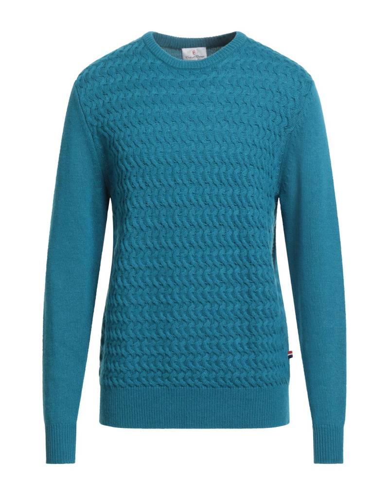 CONTE OF FLORENCE Pullover Herren Azurblau von CONTE OF FLORENCE