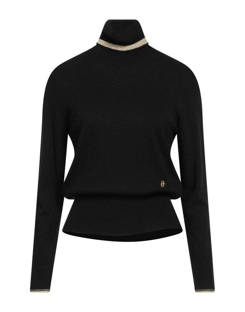 CONTE OF FLORENCE Rollkragenpullover Damen Schwarz von CONTE OF FLORENCE