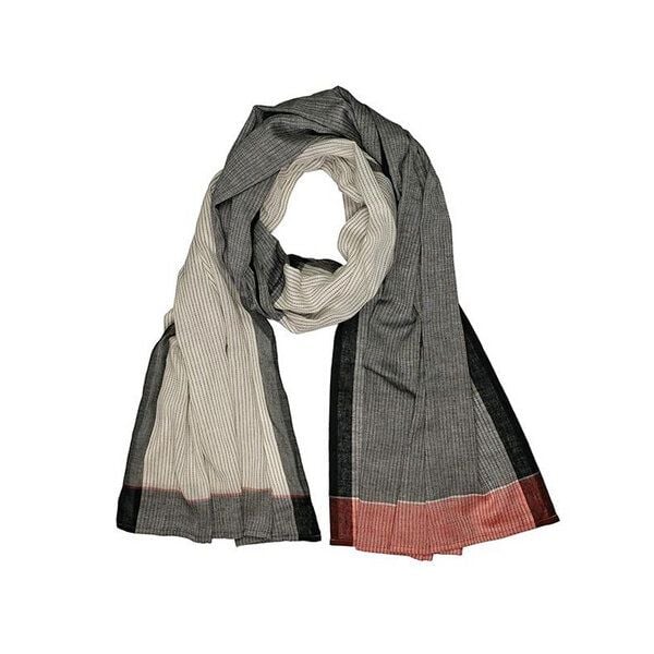 CONTIGO Fairtrade Großzügiger, leichter Fairtrade Schal "HANDWEAVE" aus Biobaumwolle, 200 x 75 cm von CONTIGO Fairtrade