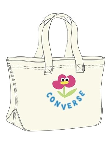 CONVERSE 10024957-A01 Seasonal Graphic Tote Bag Unisex Weiß von CONVERSE