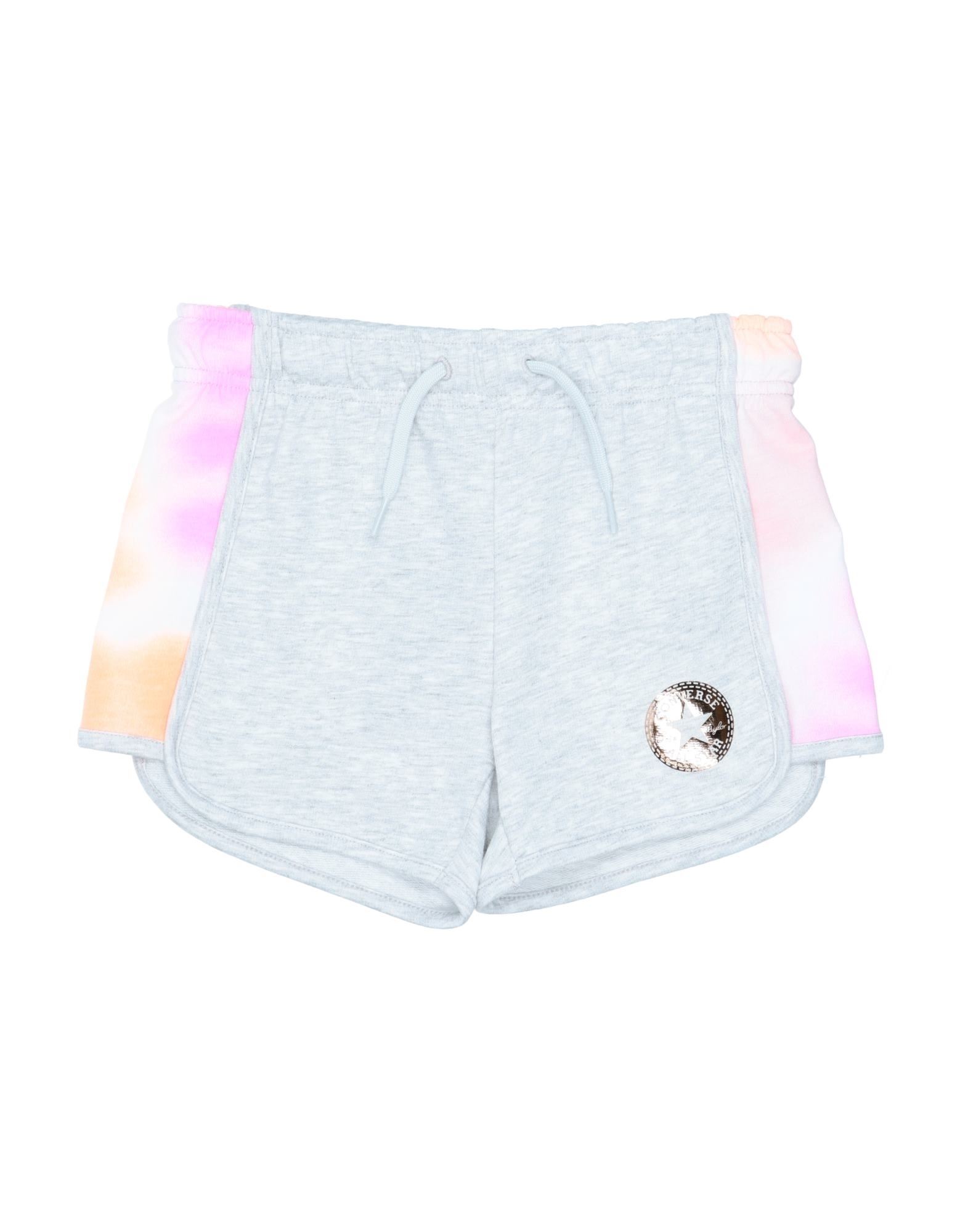 CONVERSE Shorts & Bermudashorts Kinder Hellgrau CONVERSE Shorts & Bermudashorts Kinder Hellgrau von CONVERSE