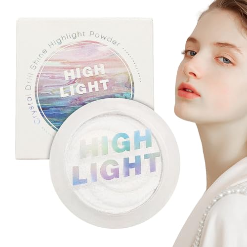 Make-up-Konturpalettenpuder | Wangen-Highlighter, Rouge-Puder, Lidschatten-Palette - Seidige Textur, langanhaltender Wangen-Highlighter für schimmerndes Bühnen-Make-up, tägliches Make-up Coobaa von COOBAA