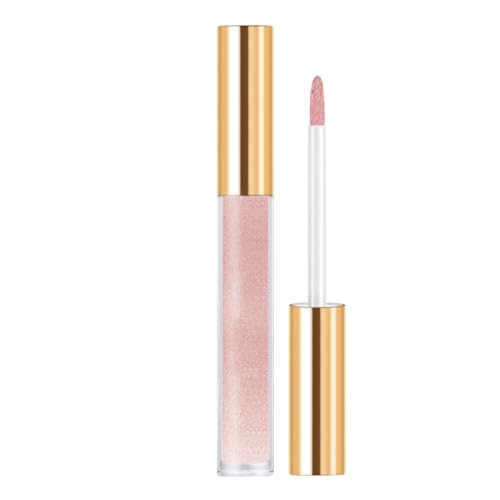 Nicht klebriger Lipgloss - Transparenter perlmuttartiger Lipgloss - Perlglanz-Lipgloss, glitzernder Glanz, nicht klebend, für Frauen und Mädchen, Lippenpflegezubehör Coobaa von COOBAA