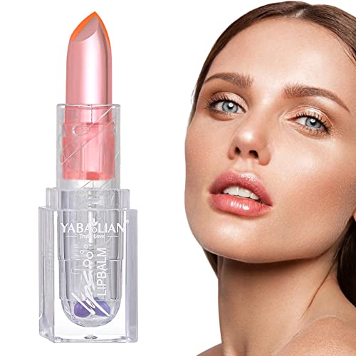 Ph Lippenbalsam, Langanhaltende Lippenpflege Plumper Lip Balm, Feuchtigkeitscreme Magische Temperatur Farbwechsel Lipgloss Glänzendes Make-up Coobaa von COOBAA