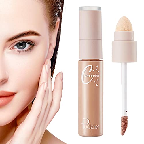 Volldeckender Concealer | Doppelseitiger Make-up-Korrekturstift | Under Eye Concealer und leichte, leuchtende Gesichtskosmetik für Frauen Coobaa von COOBAA