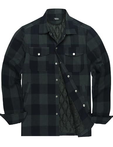 COOFANDY Hemd Herren Kariert Langarm Innenfutter Winter Holzfällerhemd Thermohemd Hemdjacke Winterjacke Mantel COOFANDY Hemd Herren Kariert Langarm Innenfutter Winter Holzfällerhemd Thermohemd Hemdjacke Winterjacke Mantel von COOFANDY