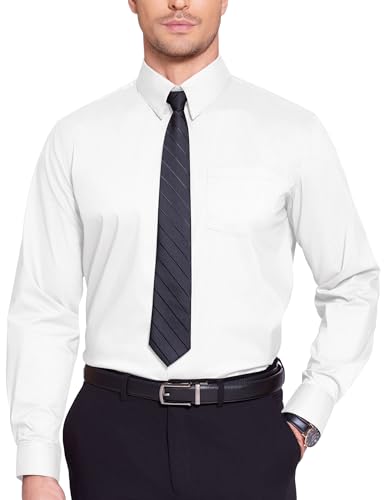 COOFANDY Herren Hemd Businesshemd Herrenhemden Langarm Anzughemd Formelle Hemd Oberhemden Freizeithemd Langarmhemd Hemd Männer Regular Fit Weiß S COOFANDY Herren Hemd Businesshemd Herrenhemden Langarm Anzughemd Formelle Hemd Oberhemden Freizeithemd Langarmhemd Hemd Männer Regular Fit Weiß S von COOFANDY