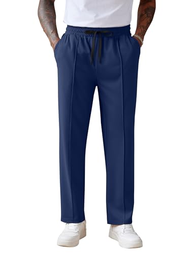 COOFANDY Herren Jogginghose Sweatpants Sporthose Trainingshose Sport Pants Dunkel Blau S von COOFANDY