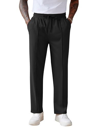 COOFANDY Herren Jogginghose Sweatpants Sporthose Trainingshose Sport Pants Schwarz XL von COOFANDY