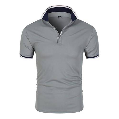 COOFANDY Herren Poloshirt Kurzarm Basic Sommer Golf Polo Hemden Dunkelgrau XS COOFANDY Herren Poloshirt Kurzarm Basic Sommer Golf Polo Hemden Dunkelgrau XS von COOFANDY