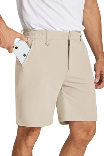 COOFANDY Herren Shorts Leicht Sommer Shorts Anzugshorts Freizeithose mit Taschen Helles Khaki XXL COOFANDY Herren Shorts Leicht Sommer Shorts Anzugshorts Freizeithose mit Taschen Helles Khaki XXL von COOFANDY