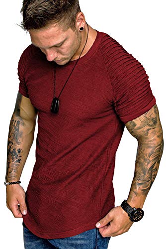 COOFANDY T-Shirt Herren Rundhals Gym Shirts Kurzarm Funktionsshirt Raglan Ärmel Muscleshirt Bodybuilding Tops XXL COOFANDY T-Shirt Herren Rundhals Gym Shirts Kurzarm Funktionsshirt Raglan Ärmel Muscleshirt Bodybuilding Tops XXL von COOFANDY
