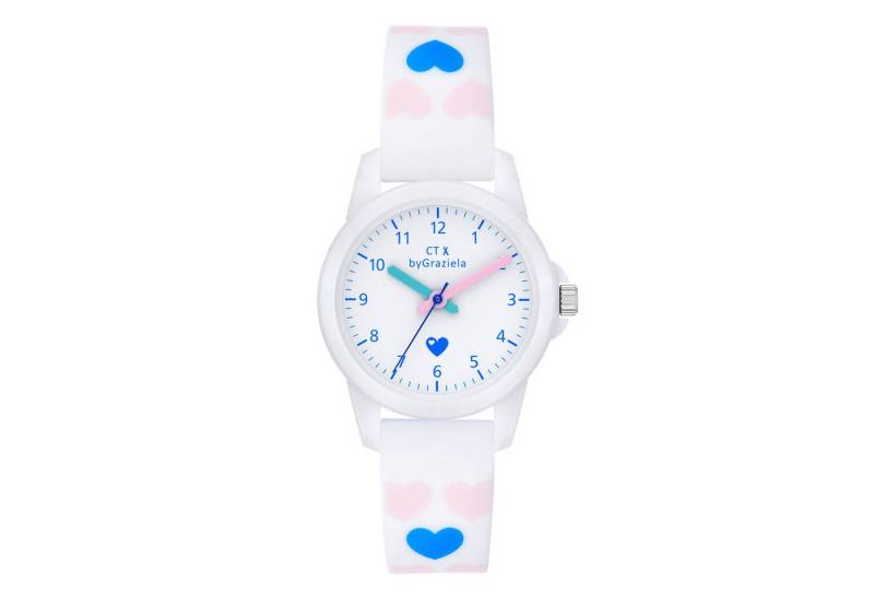 COOL TIME Quarzuhr CT x by Graziela CT-0050-PQ, Armbanduhr, Silikonarmband, Kinderuhr, Mädchen, analog von COOL TIME