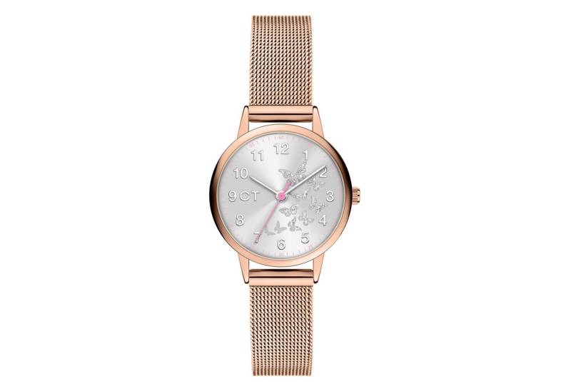 COOL TIME Quarzuhr The Cool Butterfly CT-0015-MQ, Armbanduhr, Edelstahlarmband, Kinderuhr, Mädchen, analog von COOL TIME