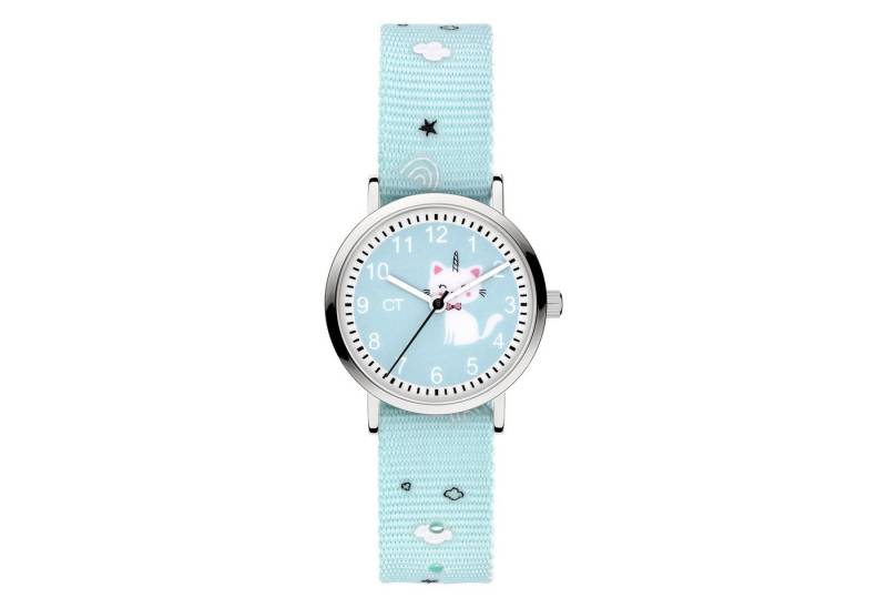 COOL TIME Quarzuhr The Cool Cat CT-0030-LQ, Armbanduhr, Kinderuhr, Mädchen, analog von COOL TIME