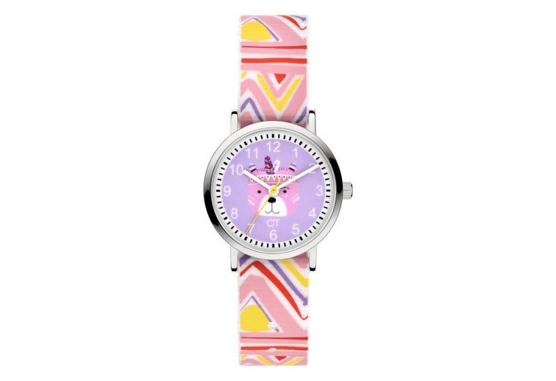 COOL TIME Quarzuhr The Cool Colorful Bear CT-0033-LQ, Armbanduhr, Kinderuhr, Mädchen, analog von COOL TIME