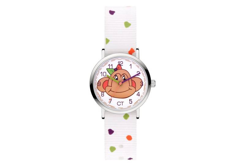 COOL TIME Quarzuhr The Cool Monkey CT-0034-LQ, Armbanduhr, Kinderuhr, Mädchen, analog von COOL TIME
