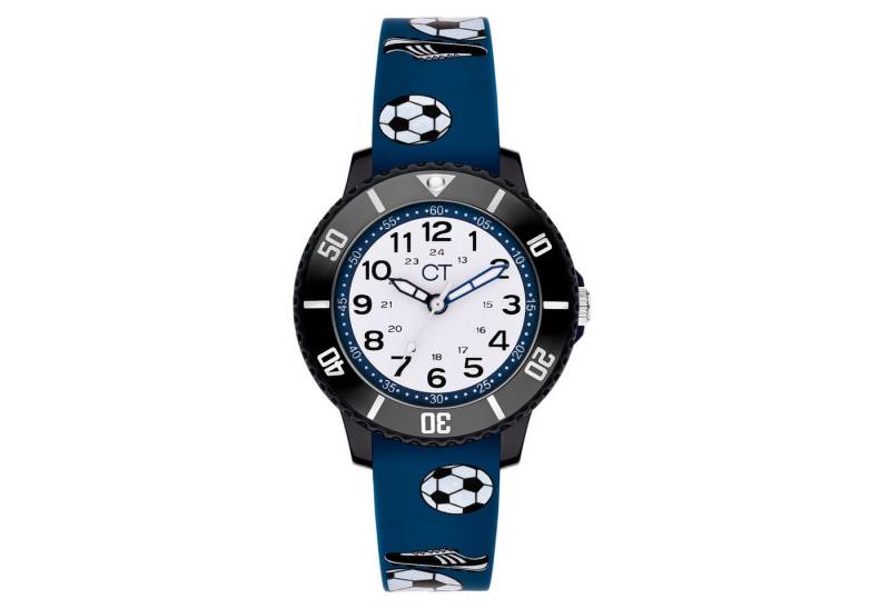 COOL TIME Quarzuhr The Cool New Soccer CT-0056-PQ, Armbanduhr, Silikonarmband, Kinderuhr, Junge, analog von COOL TIME