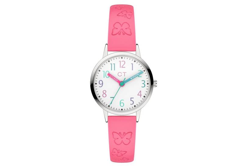 COOL TIME Quarzuhr The Cool Pink Butterfly CT-0061-LQ, Armbanduhr, Kinderuhr, Mädchen, analog von COOL TIME