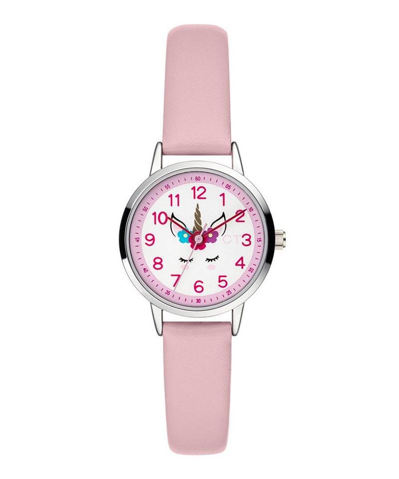 COOL TIME Quarzuhr The Cool Rose Unicorn CT-0004-LQ, Armbanduhr, Kinderuhr, Mädchen, analog von COOL TIME